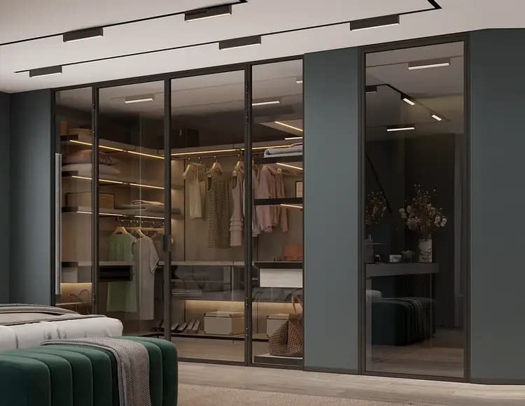 Алюминиевые двери SLIM DOOR - интерьер