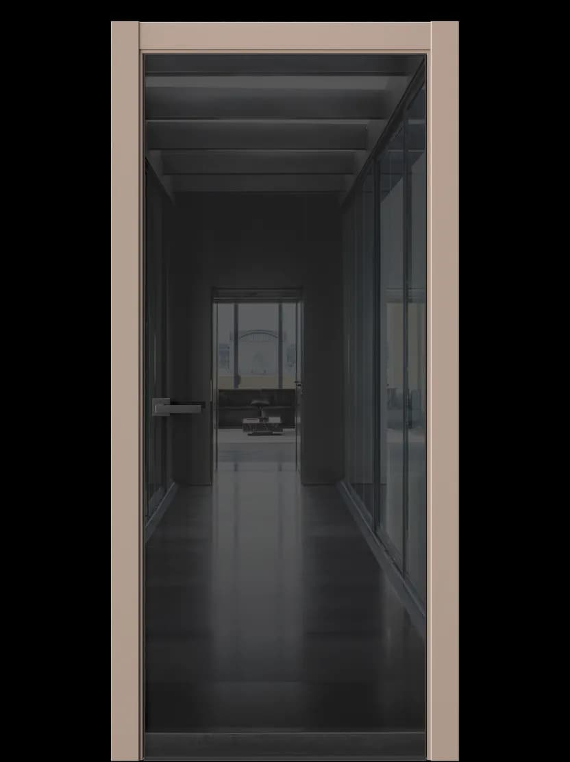Гляссе / Коричневый / Покрытие / Чёрное Lacobel / Без зеркала