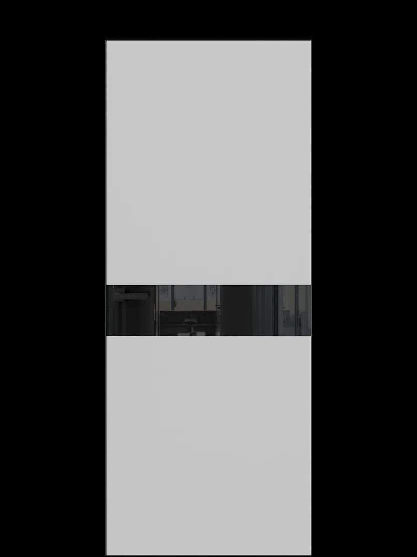 Emlayer серый / Серый / Покрытие / Чёрное Lacobel / Без зеркала